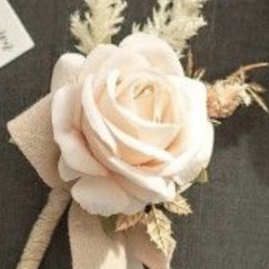Mother of the Groom shoulder pin flower