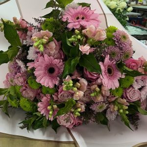 Bunch of Mixed Pink Flowers