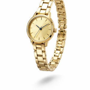 Initial - Ladies Gold Plated watch