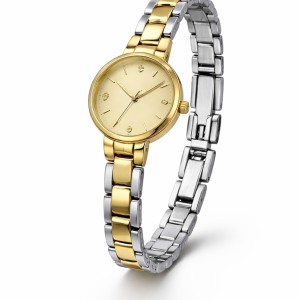 initial - Ladies two tone Gold & Silver Watch