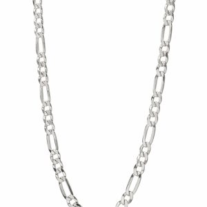 Sterling Silver ladies Figaro Chain - 45cm