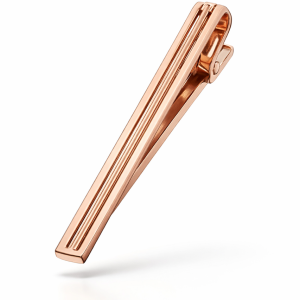Rose Gold Rhodium Plated Tie Pin