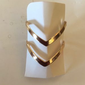 Costume Double wishbone Gold Plated 18ct. Rings