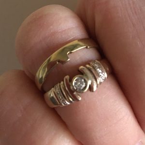 9ct Yellow Gold Wedding Set New